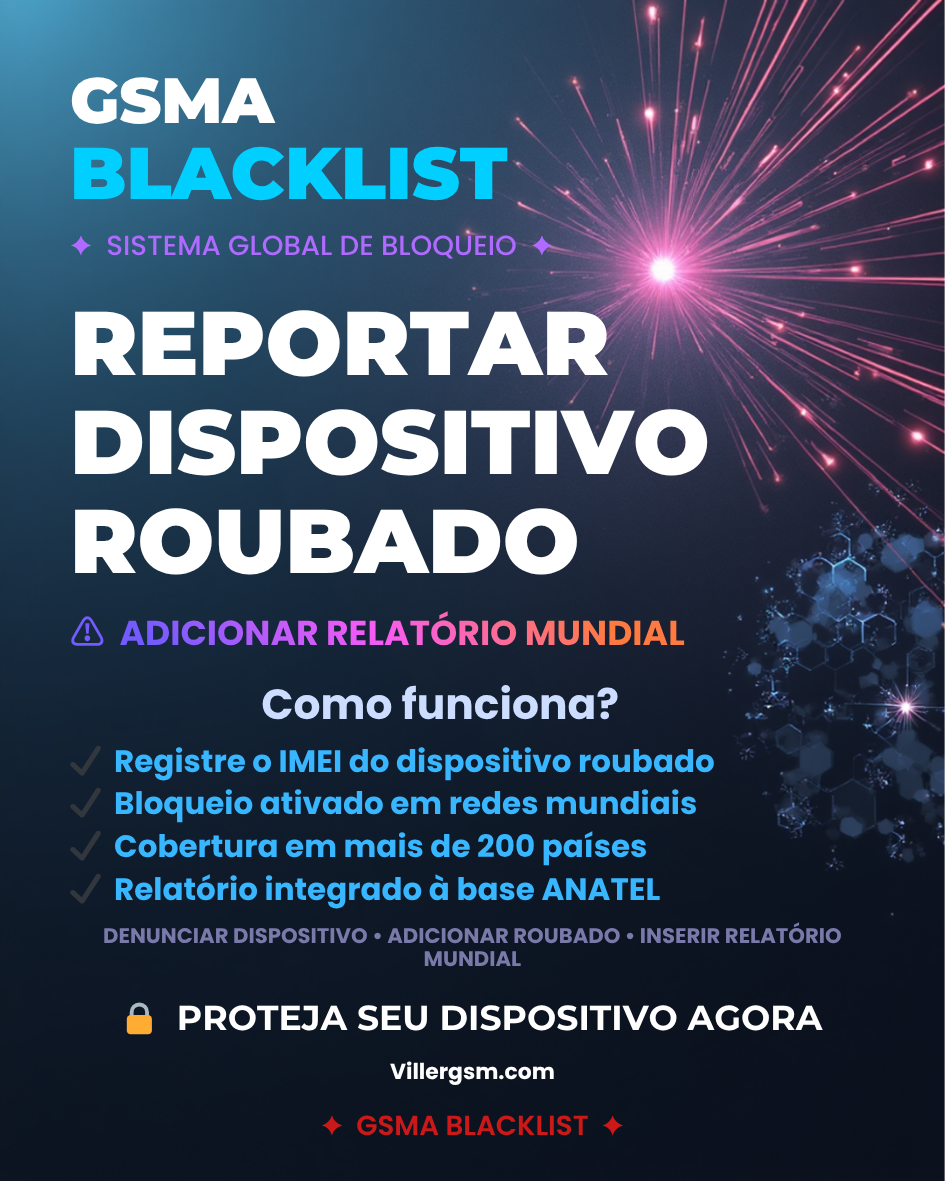 LISTA NEGRA - DENUNCIAR COMO DISPOSITIVO ROUBADO / DENUNCIAR EM TODO O MUNDO➡️❌