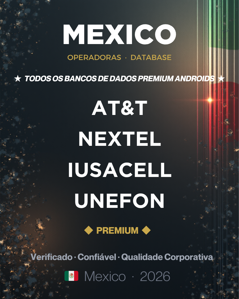 México - AT&T/Nextel/Iusacell/Unefon - Todos os Bancos de dados premium do Android